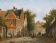 unknow artist European city landscape, street landsacpe, construction, frontstore, building and architecture.039 oil painting picture wholesale